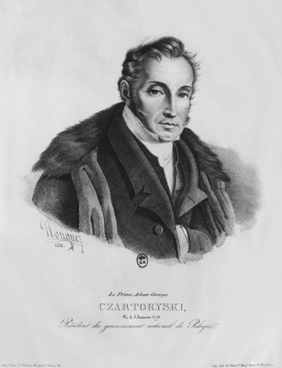 Prince Adam George Czartoryski, 1831 - French School